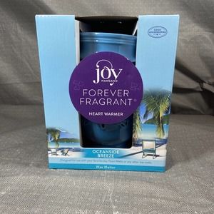 Joy Mangano Forever Fragrant Heart Warmer Wax Melter OCEANSIDE BREEZE Open Box